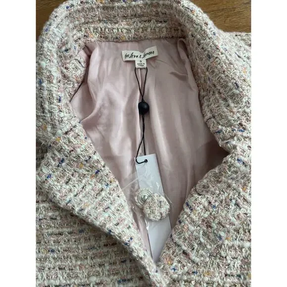 For Love & Lemons Dionne Tweed Jacket & Mini Dress Size S New - Picture 8 of 10